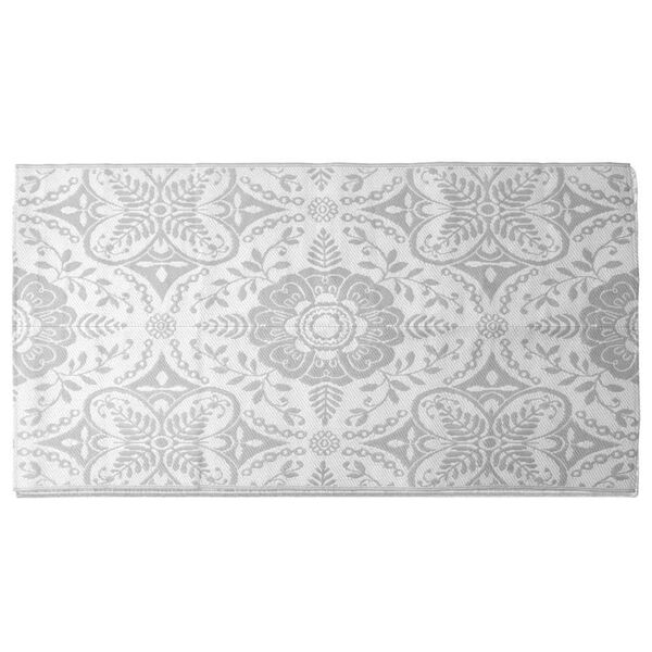 vidaXL Tappeto da Esterni ARAKIL Grigio Chiaro 160x230 cm in PP
