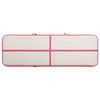 vidaXL Tappetino Ginnastica Gonfiabile con Pompa 300x100x15cm PVC Rosa