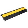 vidaXL Dosso Passacavi con 2 Canali 100 cm in Gomma