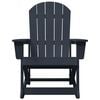 vidaXL Poltrona a dondolo Adirondack Blu navy 92 x 73.5 x 92 cm HDPE
