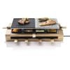 Bestron Piastra per Raclette ARG300BW 1500W Nera in Legno XL