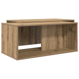 vidaXL Set di Tavolini da Caff&egrave; 2 pz Rovere artigianale