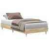 vidaXL Struttura del letto Rovere Sonoma 80 x 200 cm