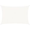 vidaXL Vela Parasole 160 g/m&sup2; Bianca 3,5x5 m in HDPE