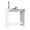 vidaXL Tavolo da Bar Bianco 102x50x103,5 cm in Legno Multistrato