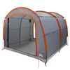 vidaXL Tenda Grigio e arancione 268 x 240 x 191 cm Poliestere