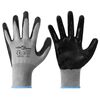vidaXL Guanti da Lavoro 12 pz Grigio e Nero 9 / l Poliestere
