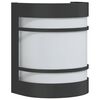 vidaXL Applique da Esterno Nera in Acciaio Inossidabile