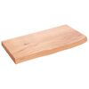 vidaXL Ripiano Muro Marrone 60x30x(2-4) cm Massello Rovere Trattato