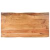 vidaXL Tavolino da Salotto con Bordi Vivi 115x60x40 cm Massello Acacia