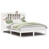 vidaXL Letto Libreria senza Materasso Bianco 160x200 cm Legno di Pino