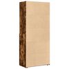 vidaXL Credenza Rovere Fumo 80x42,5x185 cm in Legno Multistrato