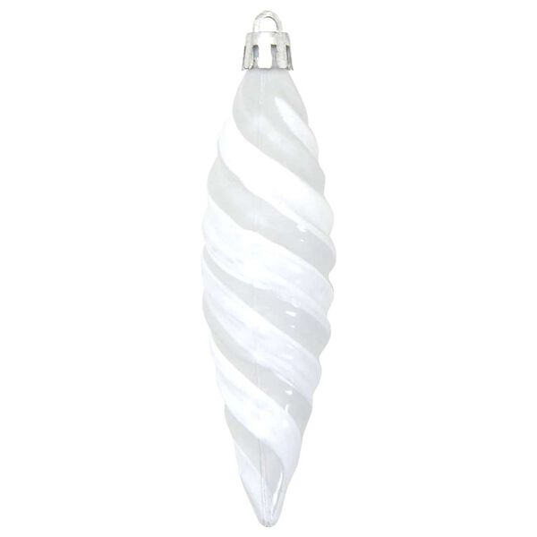 vidaXL Palla a spirale di Natale 40 pcs Bianco