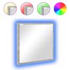 vidaXL Specchio da bagno LED Grigio Sonoma 40 x 37 x 8.5 cm
