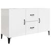 vidaXL Credenza Bianco Lucido 100x36x60 cm in Legno Multistrato