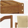 vidaXL Set di divani da esterno con cuscino 6 pcs Naturale e Beige