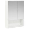 vidaXL Mobiletto per specchio da bagno Bianco 50 x 14,5 x 70 cm