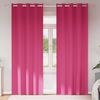 vidaXL Tende Blackout con Anelli 2 pcs Rosa Vivo 225 x 140 cm