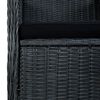 vidaXL Set Divani da Giardino 3 pz con Cuscini Polyrattan Grigio Scuro