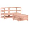vidaXL Set Divani da Giardino 3 pz in Legno Massello Abete Douglas