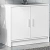 vidaXL Mobile Lavabo Bianco 63x29x55 cm in Truciolato