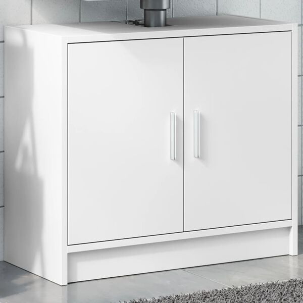 vidaXL Mobile Lavabo Bianco 63x29x55 cm in Truciolato