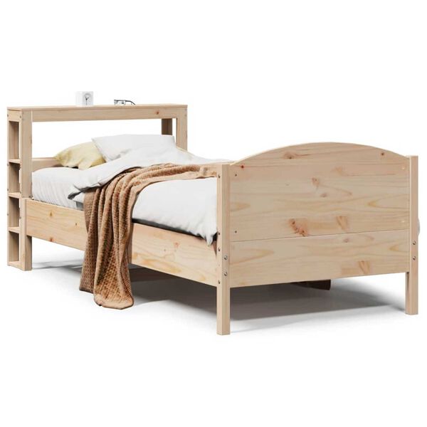 vidaXL Letto senza Materasso 90x200 cm in Legno Massello di Pino