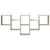 vidaXL Scaffale a Parete Rovere Sonoma 159x18x66 cm in Truciolato