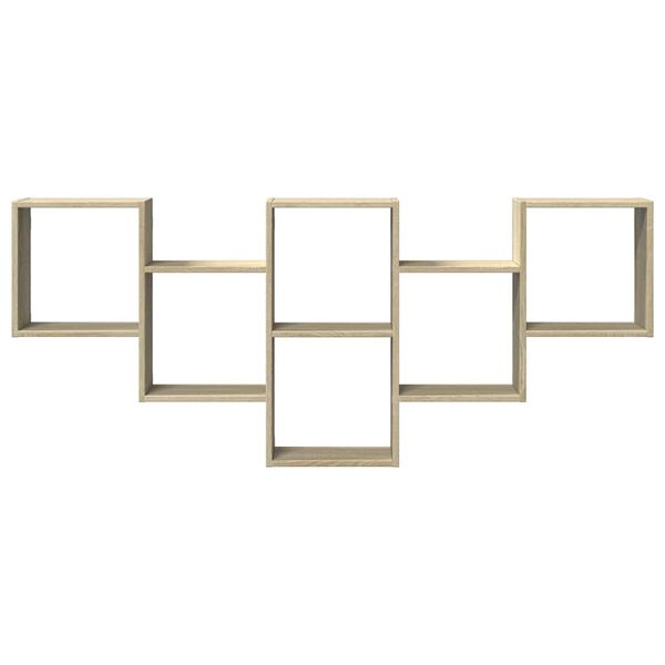 vidaXL Scaffale a Parete Rovere Sonoma 159x18x66 cm in Truciolato