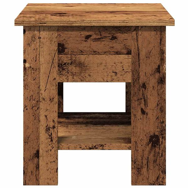 vidaXL Tavolino da Salotto Legno Antico 40x40x42 cm Legno Multistrato