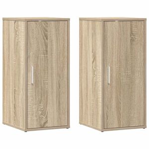 vidaXL Scarpiere 2 pz Rovere Sonoma 32x35x70 cm in Truciolato