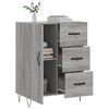 vidaXL Credenza Grigio Sonoma 69,5x34x90 cm in Legno Multistrato