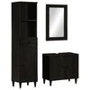 vidaXL Set Mobili da Bagno 3pz in Legno Massello di Mango