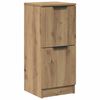 vidaXL Credenza Rovere Artigianale 30x30x70 cm in Legno Multistrato