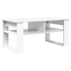 vidaXL Tavolino da salotto Bianco 96 x 54 x 44 cm Legno multistrato