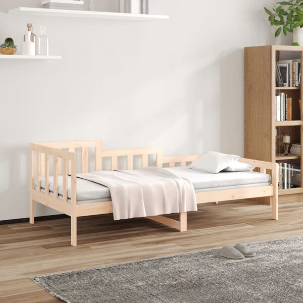 vidaXL Dormeuse senza Materasso 80x200 cm in Legno Massello di Pino