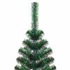 vidaXL Albero di Natale artificiale con luci integrate Verde 210 cm