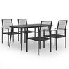 vidaXL Set da Pranzo da Giardino 5 pz