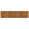 vidaXL Bordure per Prato 20 pz 25x103 cm Flessibile Acciaio Corten