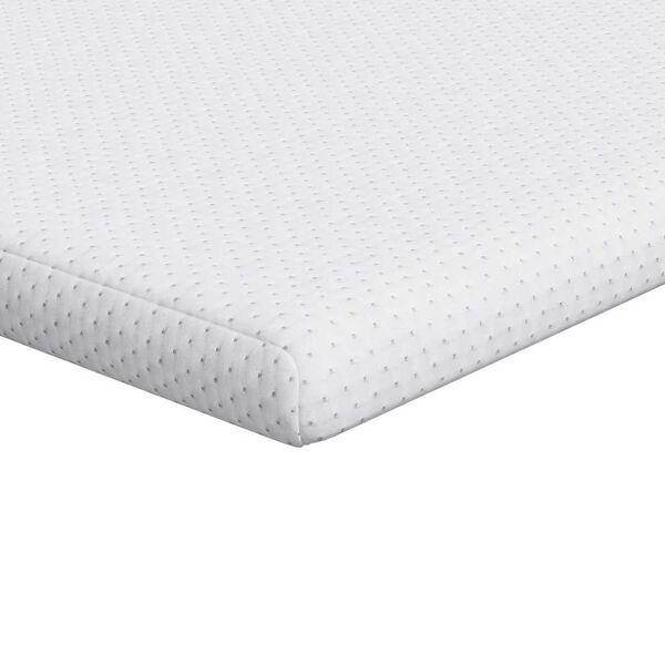 vidaXL Topper per materasso Bianco 180 x 200 cm Tessuto Jacquard