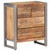 vidaXL Credenza 60x35x70 cm in Legno di Mango Grezzo