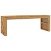 vidaXL Tavolino da Salotto 110x35x38 cm in Legno Massello di Teak
