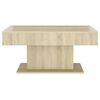 vidaXL Tavolino da Salotto Rovere Sonoma 96x50x45cm Legno Multistrato