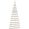 vidaXL Albero di Natale sospeso con stella superiore 100x210 cm Ramo naturale