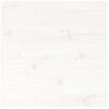 vidaXL Piano Tavolo Bianco 60x60x2,5cm Legno Massello di Pino Quadrato