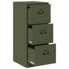 vidaXL Armadio per File con cassetto Verde oliva 44 x 50 x 106.5 cm