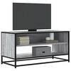 vidaXL Mobile TV Grigio Sonoma 91x40x46 cm Legno Multistrato e Metallo