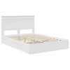 vidaXL Letto con Contenitore Bianco 140 x 190 cm Legno multistrato