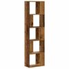 vidaXL Libreria 5 Ripiani Legno Vecchio 45x23,5x162,5cm Multistrato