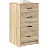 vidaXL Credenza rovere sonoma 40 x 41 x 75 cm Legno multistrato
